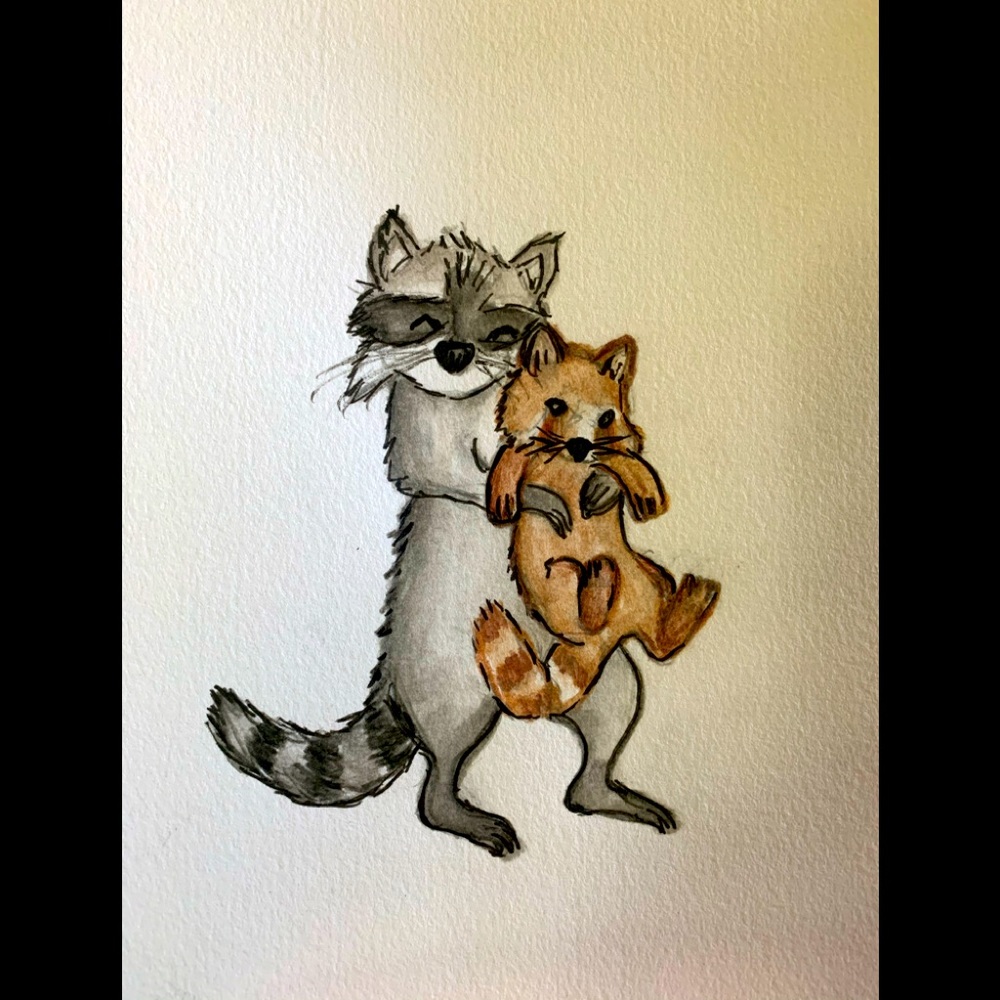 Watercolor painting